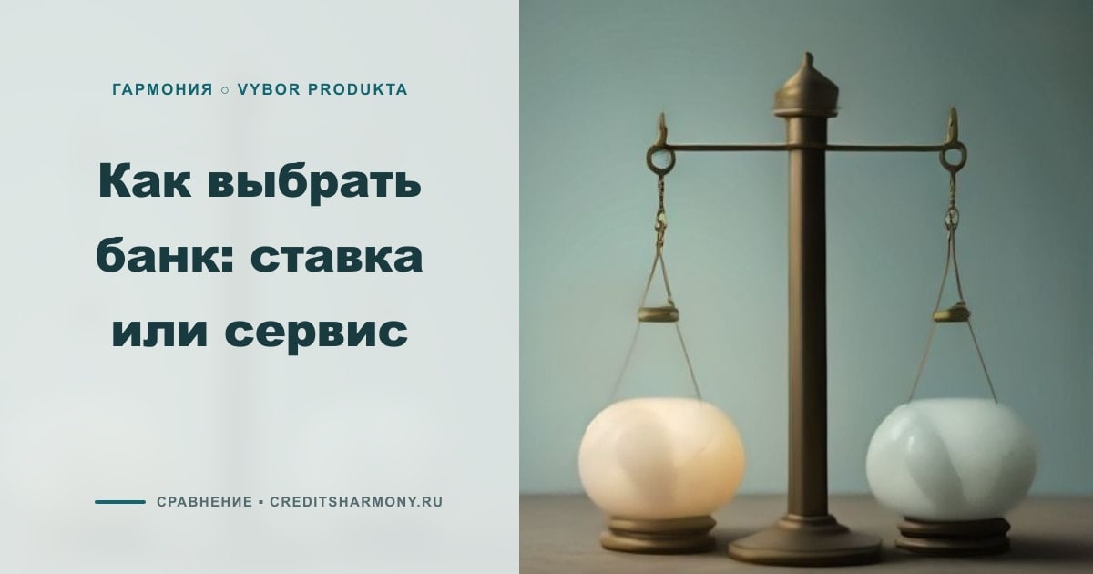 Как выбрать банк: ставка или сервис