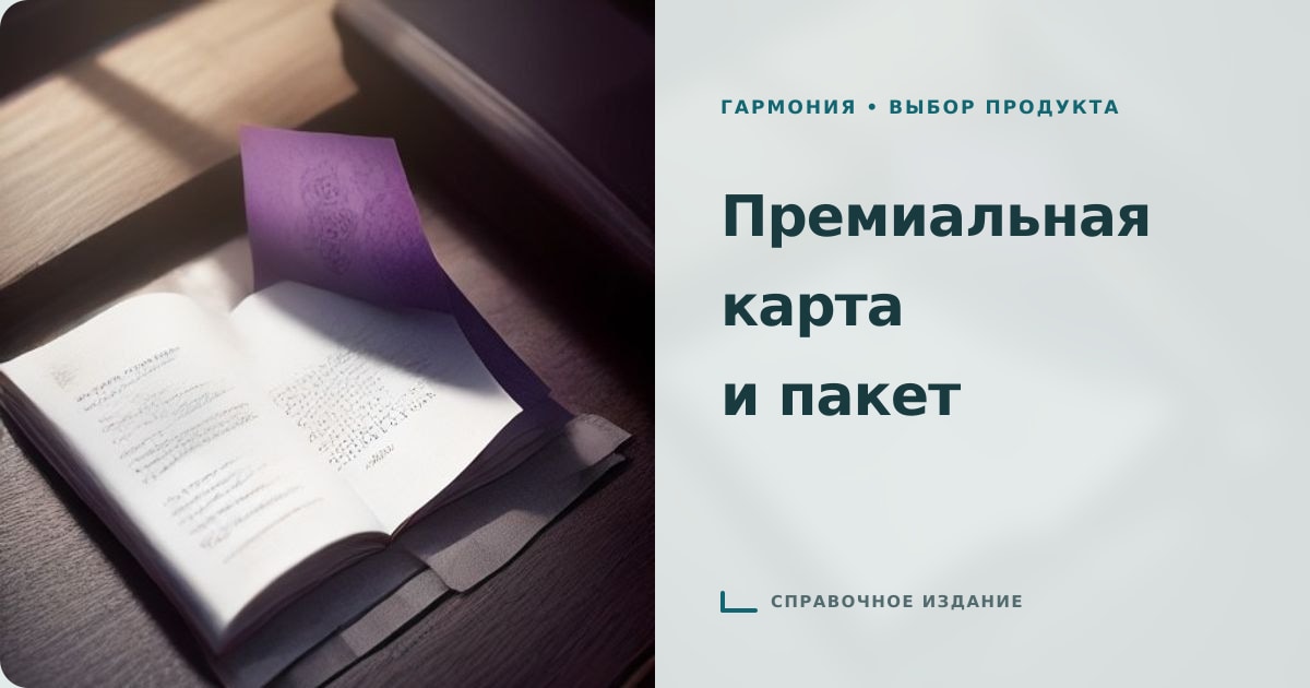 Иллюстрация к статье «Премиальная карта: что входит в пакет и кому она действительно нужна»