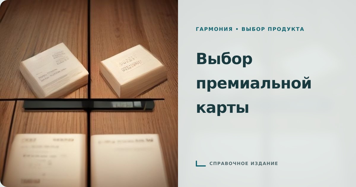 Иллюстрация к статье «Как выбрать премиальную карту: 7 критериев сравнения банковских пакетов»
